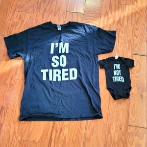 Matching Shirt and Onesie